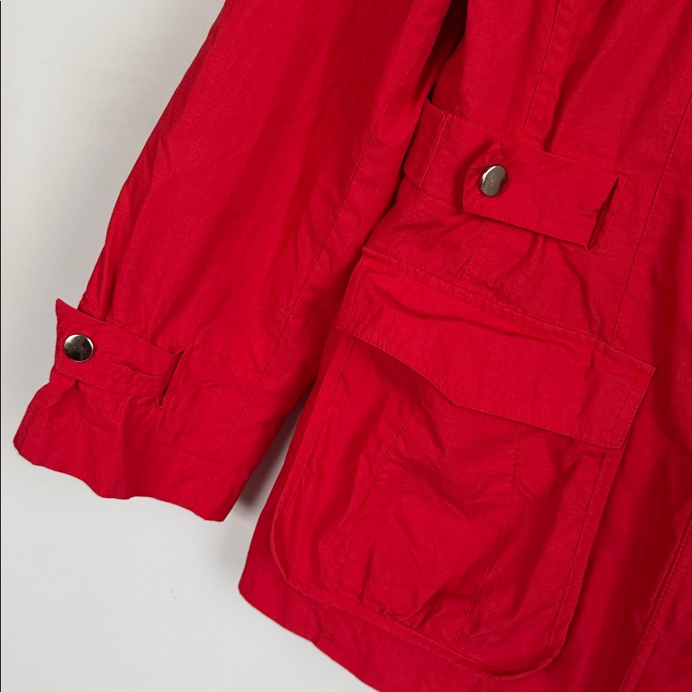Pendleton Red Utility Anorak Spring Jacket Size L… - image 2